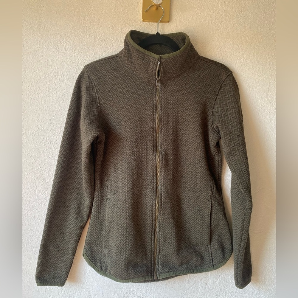 Women’s Columbia Fleece Jacket Army Green Medium